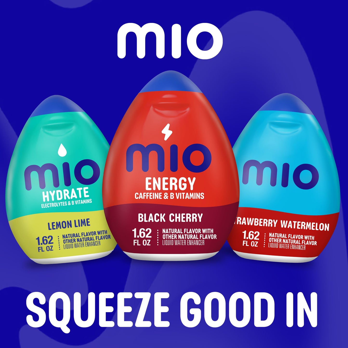 MiO Energy Liquid Water Enhancer, Black Cherry, 1.62 Ounce (Pack of 12)