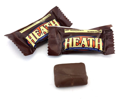 Heath Milk Chocolate English Toffee Bars Miniatures, 0.2-Ounce Bar (Pack of 3)