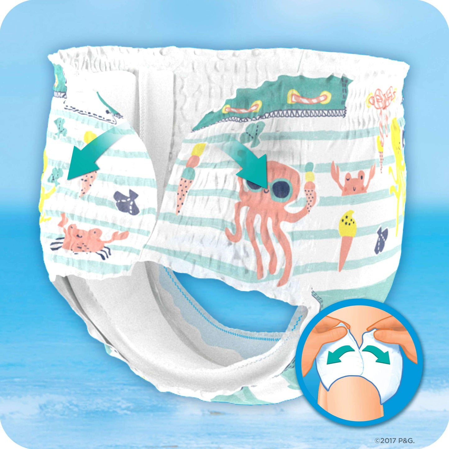 Pampers Splashers Size 4-5 9-15 kg Disposable Swim Diapers for Optimal Protection in Water, 11 Pieces