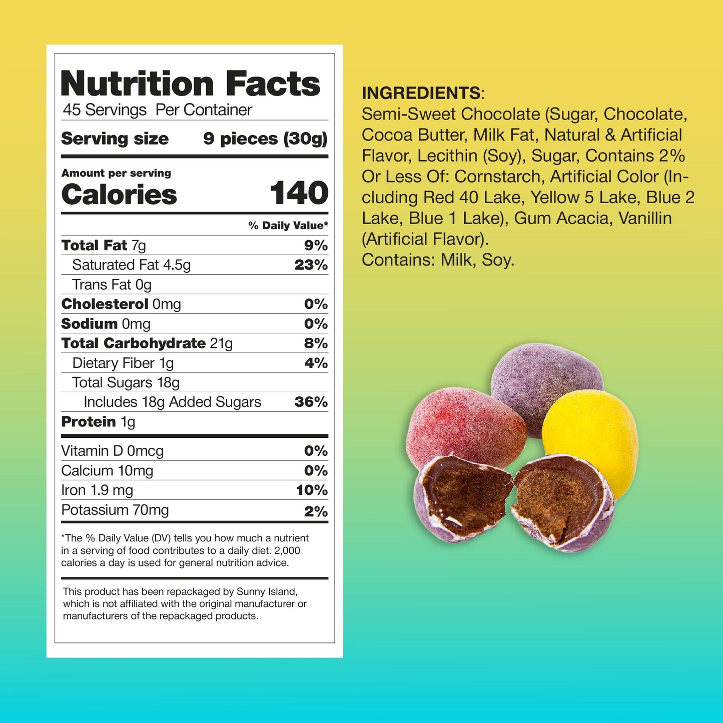 Chocolate Eggs Candy, 3-Pound Bag
