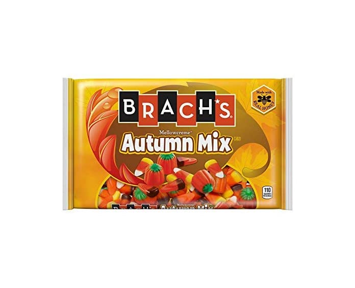 Autumn Mix; Candy Corn, Mellowcreme Pumpkin & Indian Corn 2 Pack | Made With Real Honey | Harvest Halloween Thanksgiving Autumn Fall Delights - Brach's