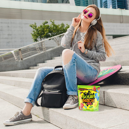 SOUR PATCH KIDS Soft & Chewy Candy, Family Size, Bulk Candy, 4 - 1.8 lb Bags