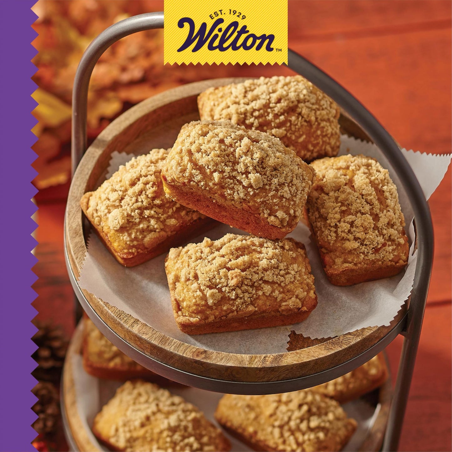 Wilton Gold Non-Stick Mini Loaf Pan, Stainless Steel Bakeware, Made without PFAS, Packaging May Vary