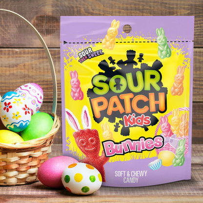 SOUR PATCH KIDS Bunnies Soft & Chewy Easter Candy, 10 oz
