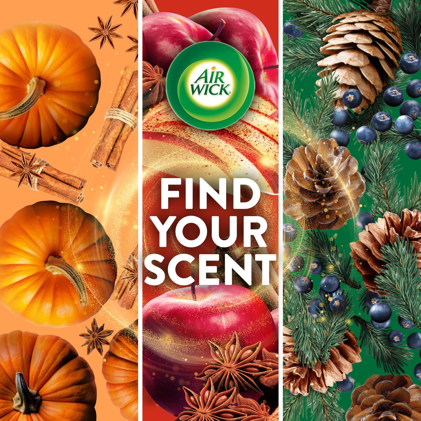 Air Wick Plug in Scented Oil, 5 Refills, Baked Caramel & Chocolate, Essential Oils, Air Freshener