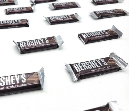 HERSHEY'S Milk Chocolate Snack Size Candy Bar, 5 Pound Bulk Package