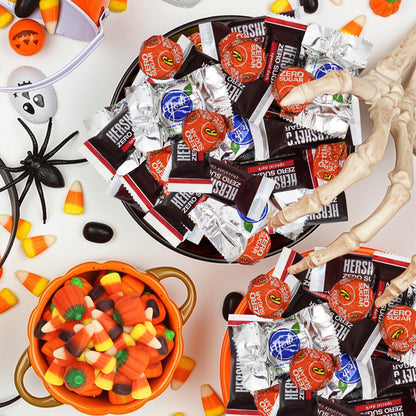 Zero Sugar Chocolate Candy Mix - 1 Pound Bulk Individually Wrapped Assorted Sugar Free Chocolates Candy Variety Pack for Parties, Snacks & Treats