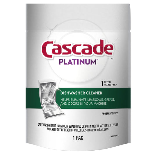 Cascade Dishwasher Cleaner, Fresh Scent, 1 Count