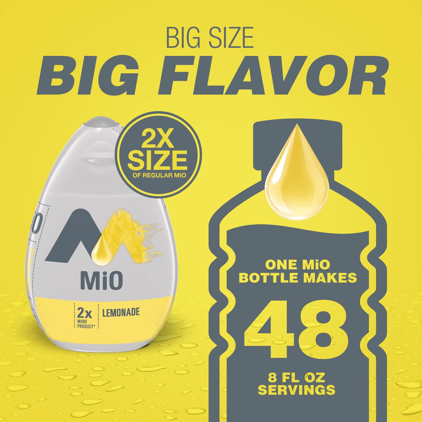 MiO Sugar-Free Lemonade Naturally Flavored Liquid Water Enhancer 8 Count 3.24 fl oz