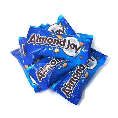 Almond Joy Bars, Milk Chocolate Coconut Filled Snack Size Treats, 3 Pounds