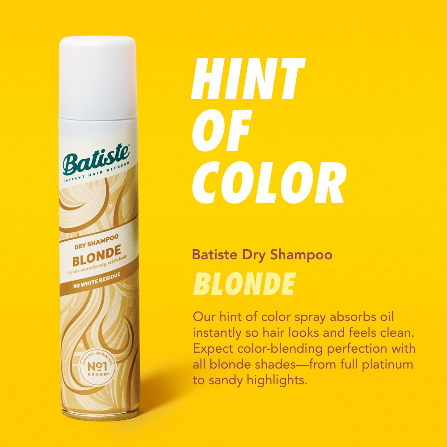 Batiste Dry Shampoo 162g/5.71 oz.