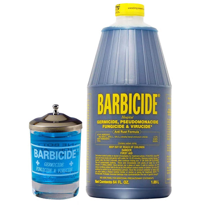 BARBICIDE Disinfecting Jar + Disinfectant